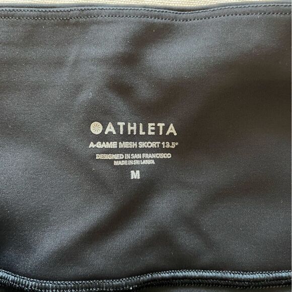 Athleta A Game Pleated Mesh Skort - Picture 6 of 6